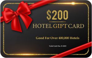 $200 Free Hotel Gift Card